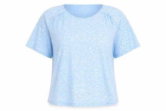 Blind Date Womens Blue   Basic T-Shirt Size L