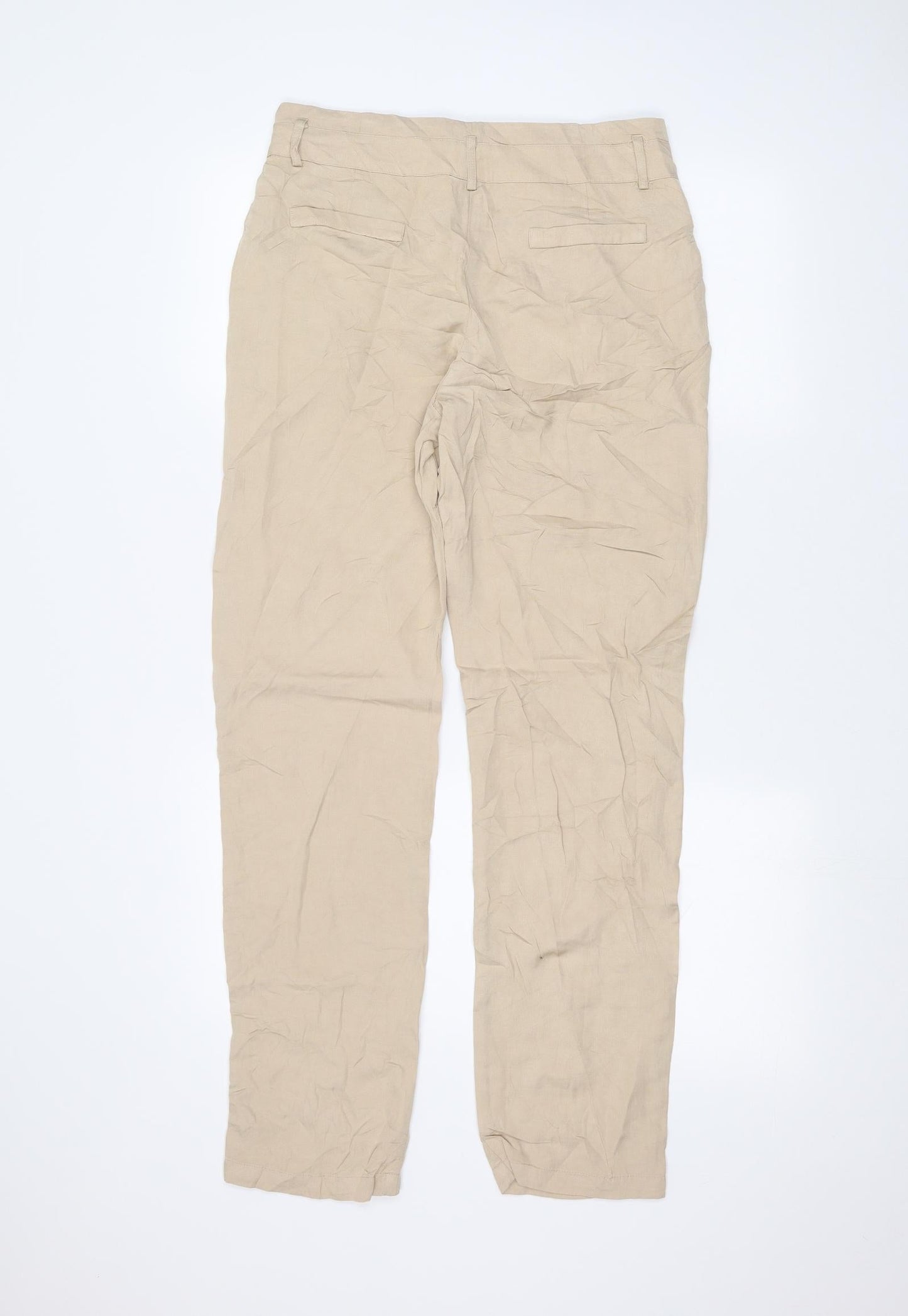 sunko Womens Brown   Trousers  Size 12 L28 in