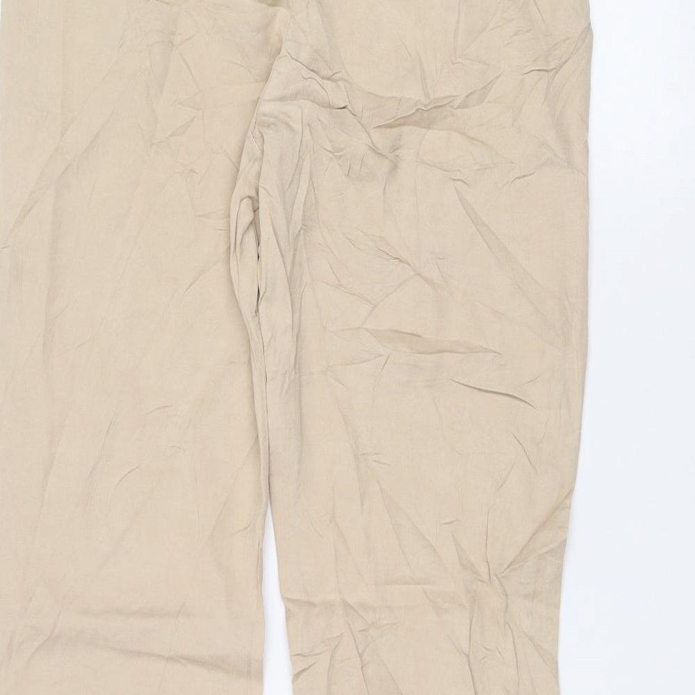 sunko Womens Brown   Trousers  Size 12 L28 in
