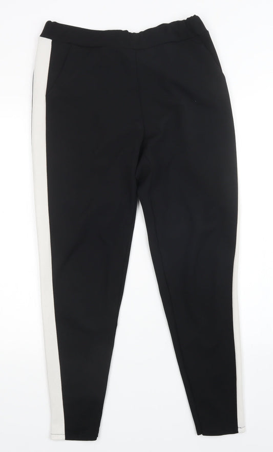 erre De Raso Womens Black   Trousers  Size L L29 in
