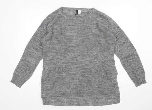 Divided Womens Grey   Pullover Jumper Size S