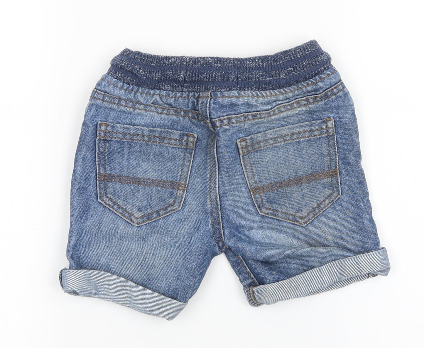 denim co Boys Blue  Denim Utility Shorts Size 3-4 Years