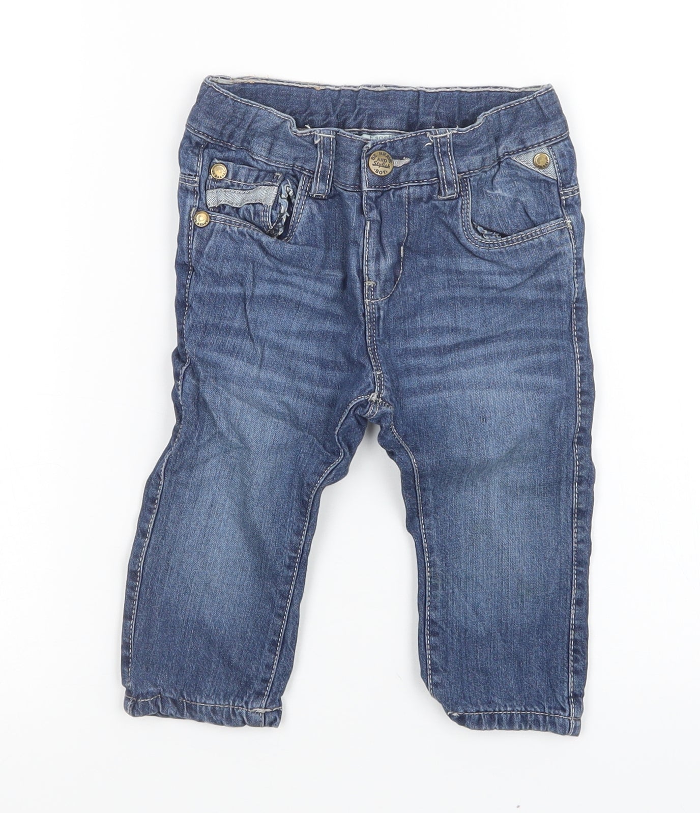 fagottino Boys Blue    Jeans Size 9-12 Months