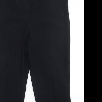 Marks & Spencer Womens Black   Trousers  Size 14 L28 in