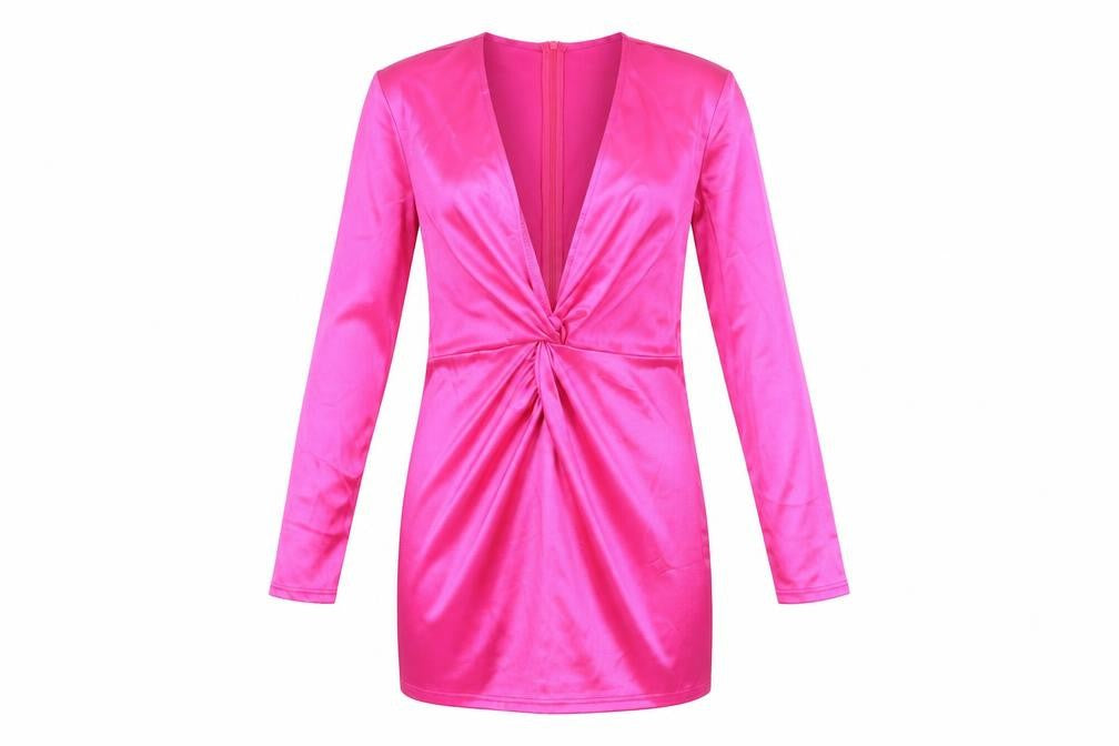 Misspap Womens Pink   Slip Dress  Size 8
