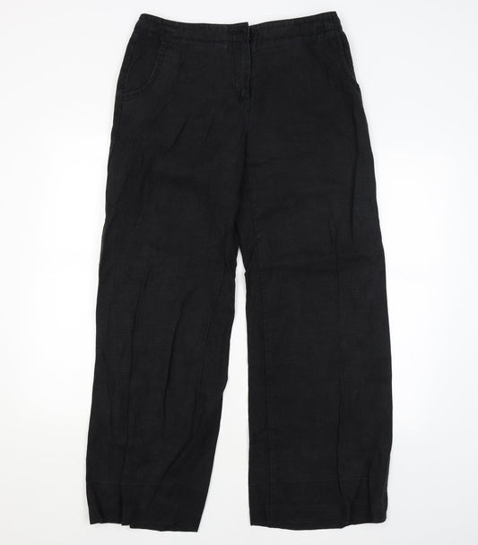 Limited Collection Womens Black   Carrot Trousers Size 14 L30 in