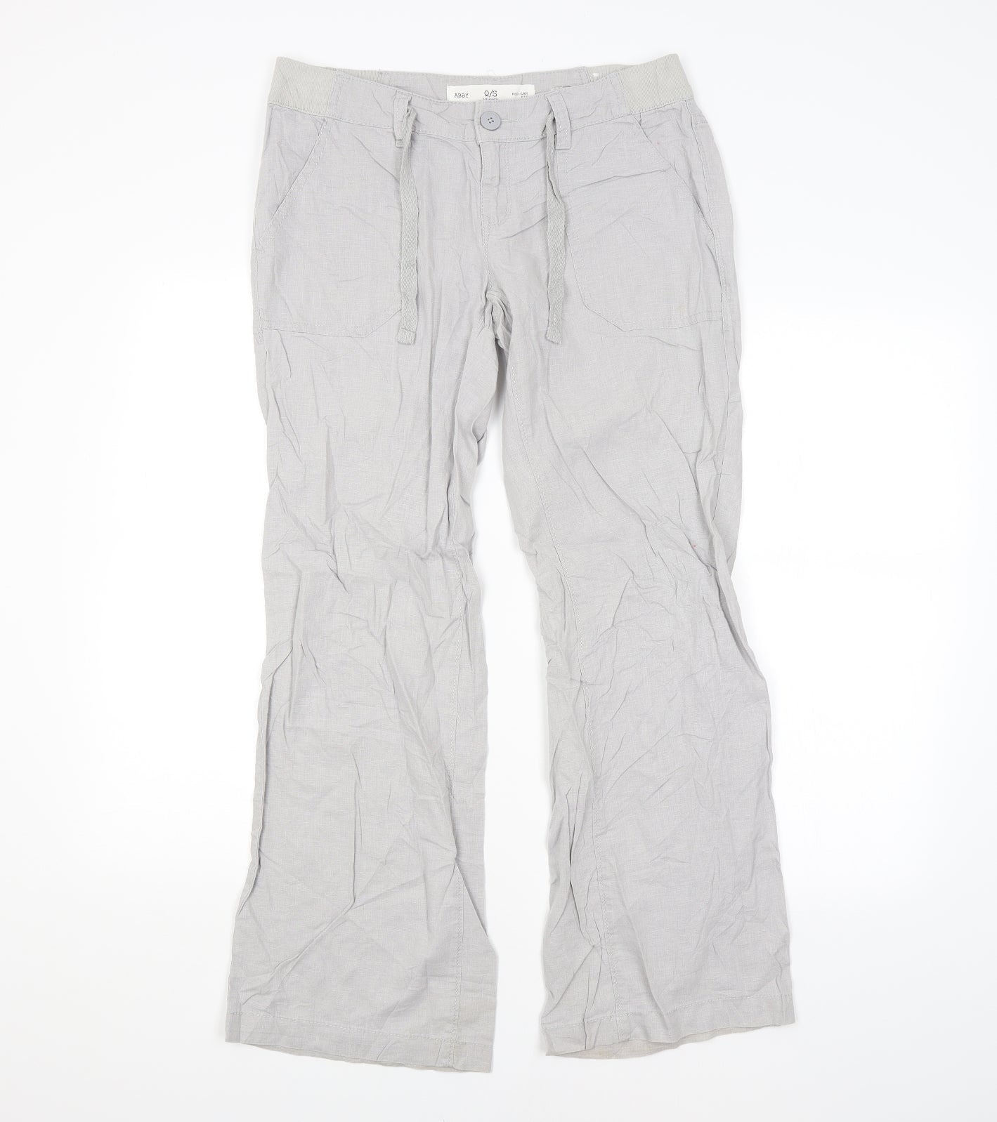 Q/S Womens Grey   Trousers   L30 in