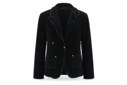 Maille Womens Black   Jacket  Size S