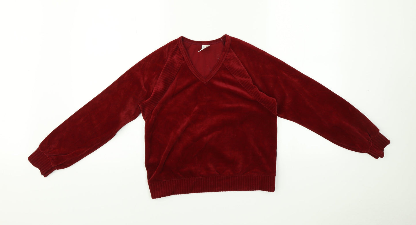 BHS Womens Red   Pullover Sweatshirt Size S