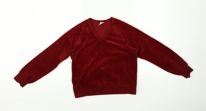 BHS Womens Red   Pullover Sweatshirt Size S