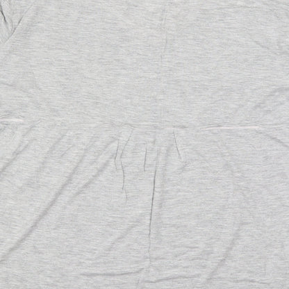 Ellen Tracy Womens Grey   Basic T-Shirt Size L