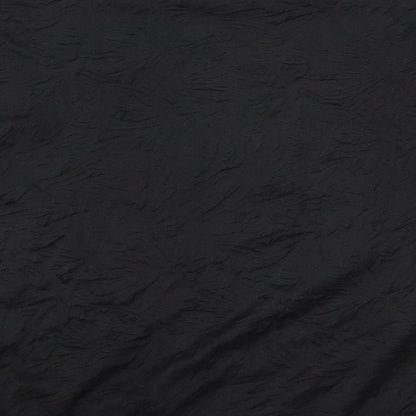 F&F Womens Black   Pullover Sweatshirt Size 12  - Crinkle Effect