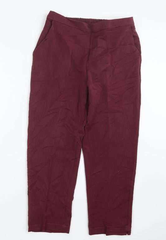 Emma Collection Womens Red   Trousers  Size 14 L24.5 in