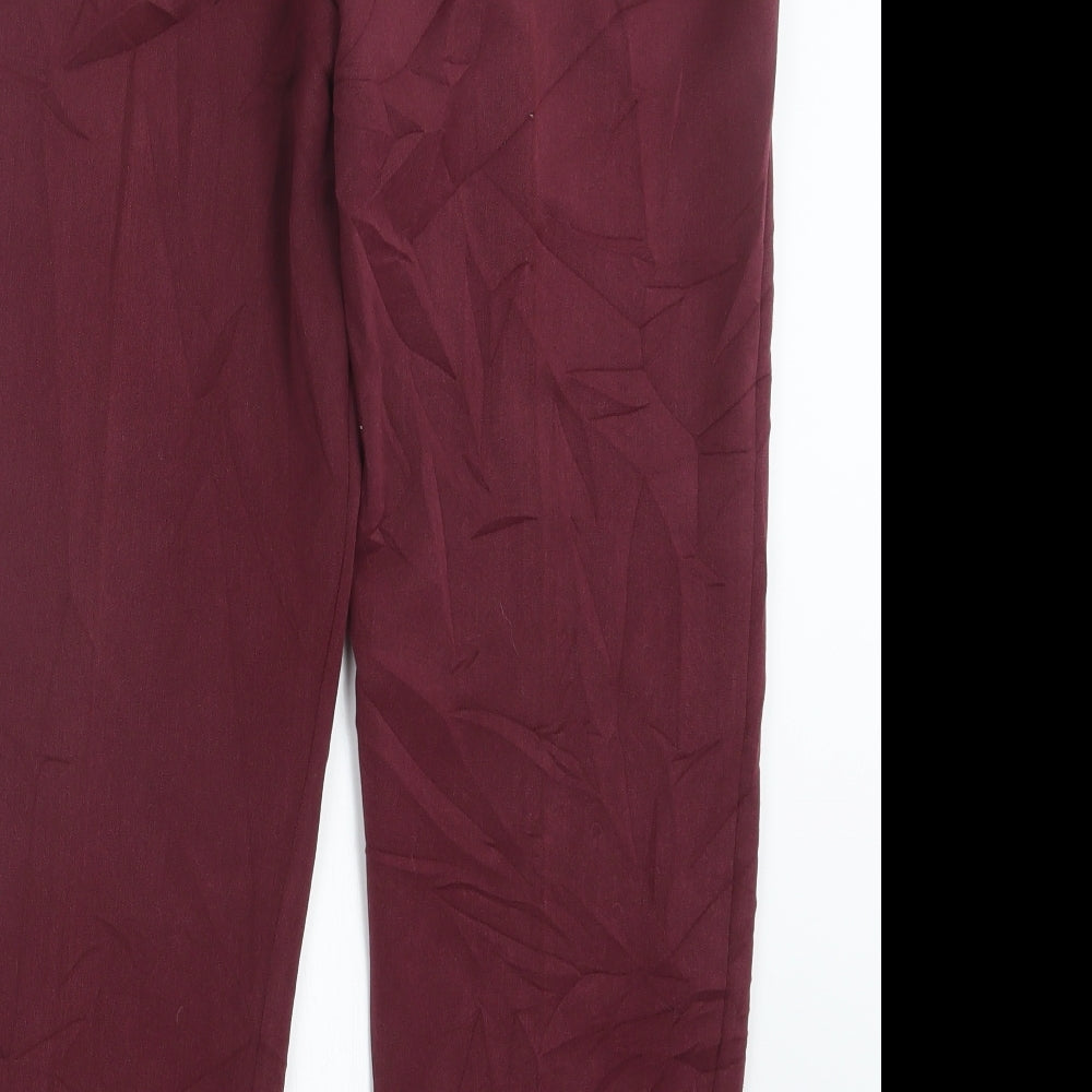 Emma Collection Womens Red   Trousers  Size 14 L24.5 in