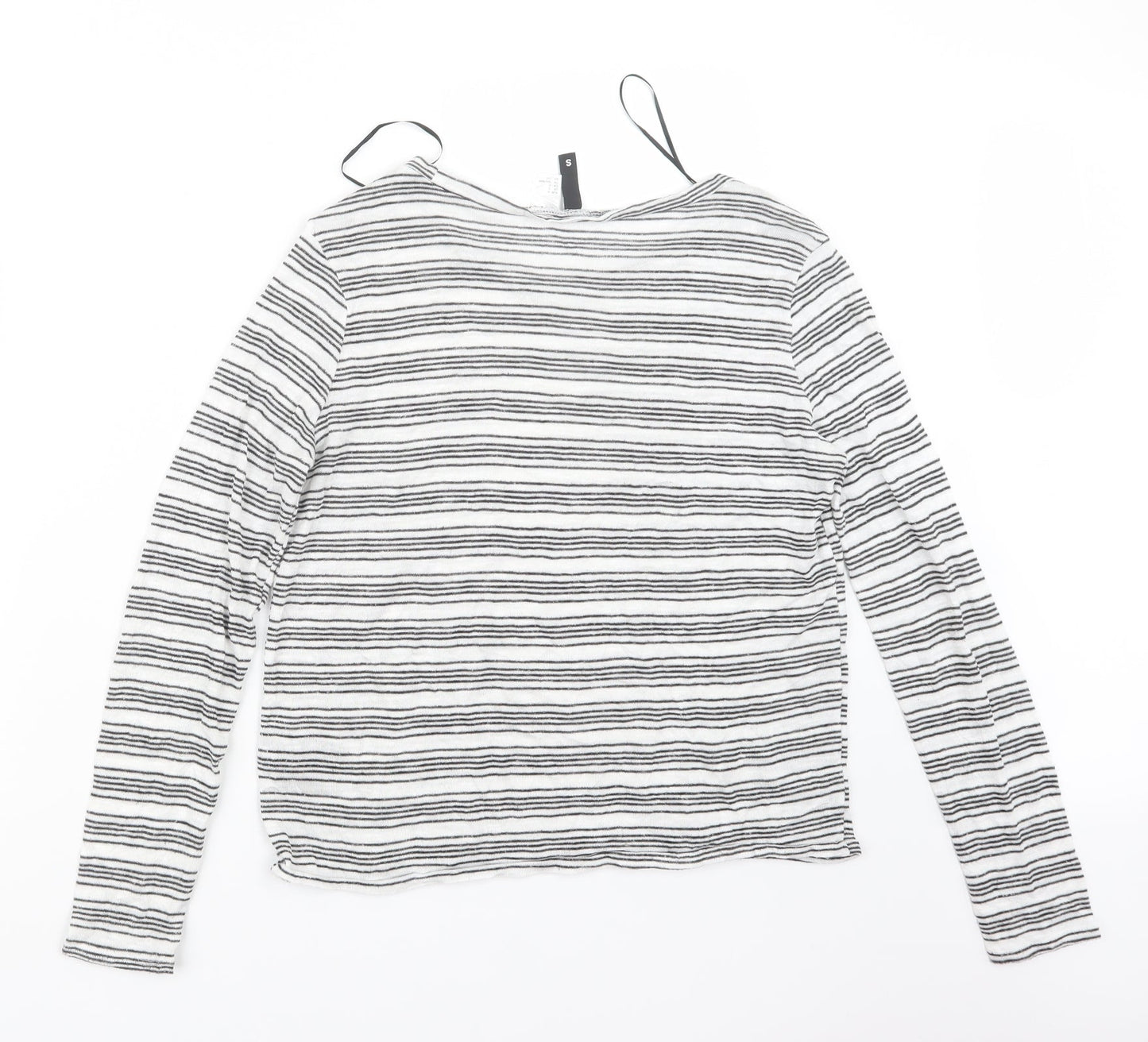 Divided by H&M Womens Black Striped  Pullover Jumper Size S