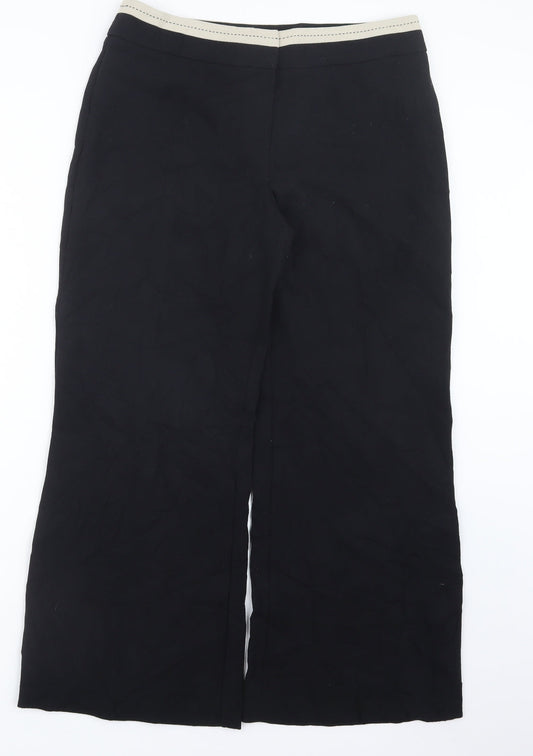 Marks and Spencer Womens Black   Trousers  Size 12 L27 in