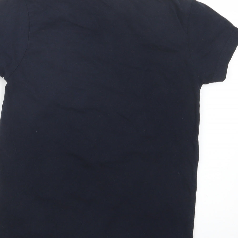 Rebel Boys Blue   Basic T-Shirt Size 5-6 Years