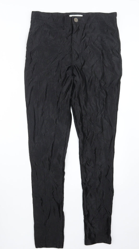 Glamorous Womens Black   Trousers  Size 12 L29 in