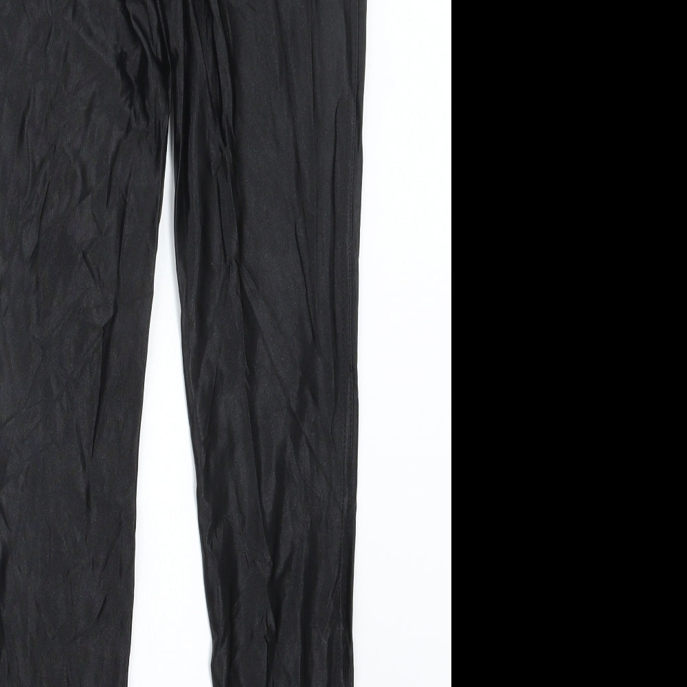 Glamorous Womens Black   Trousers  Size 12 L29 in