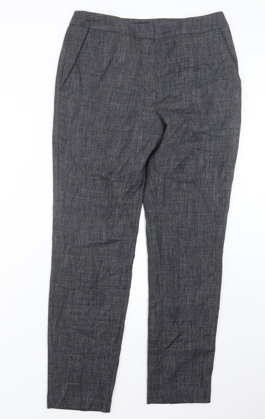 Papaya Womens Black   Trousers  Size 10 L28.5 in