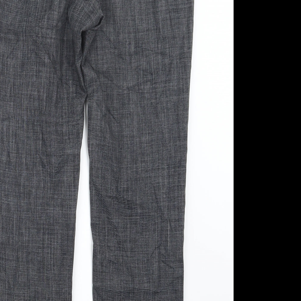 Papaya Womens Black   Trousers  Size 10 L28.5 in