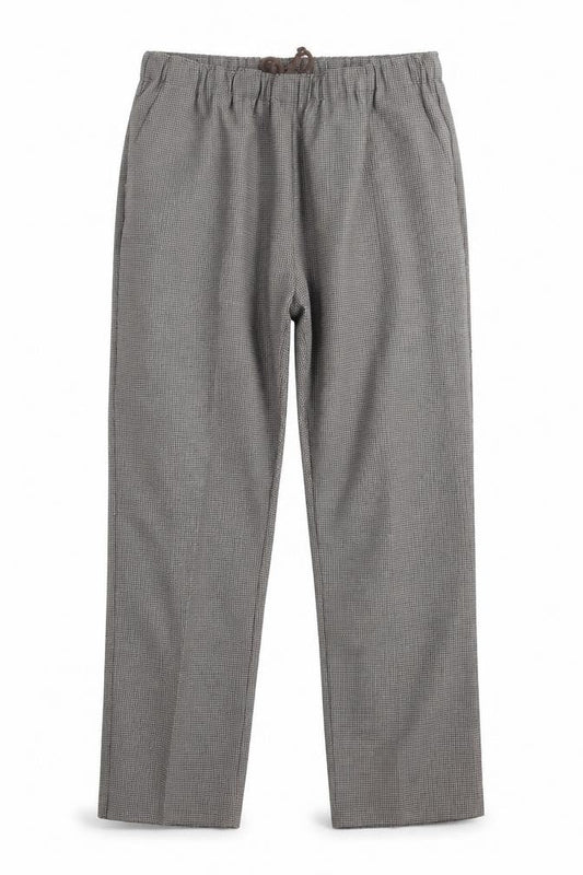 Premier Man Mens Brown Houndstooth  Trousers  Size 36 in L31 in