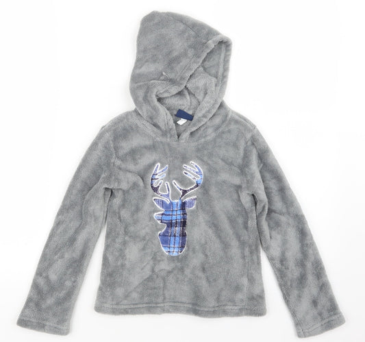 SA Girls Grey   Pullover Hoodie Size 7-8 Years