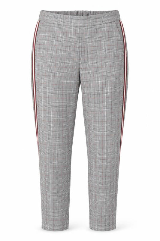 Primark Womens Grey Houndstooth  Trousers  Size 6 L25 in