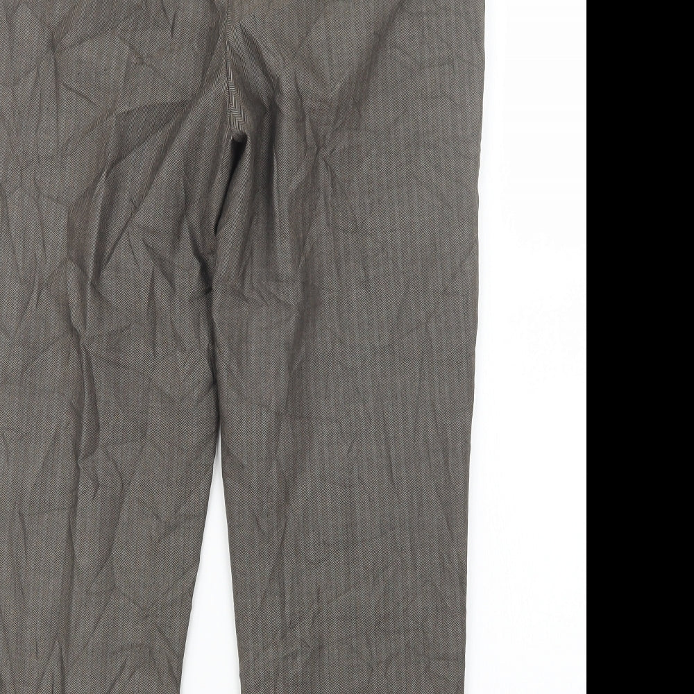 Autograph Womens Brown   Trousers  Size 12 L25 in