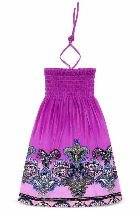Womens Purple Geometric  Mini  Size 6