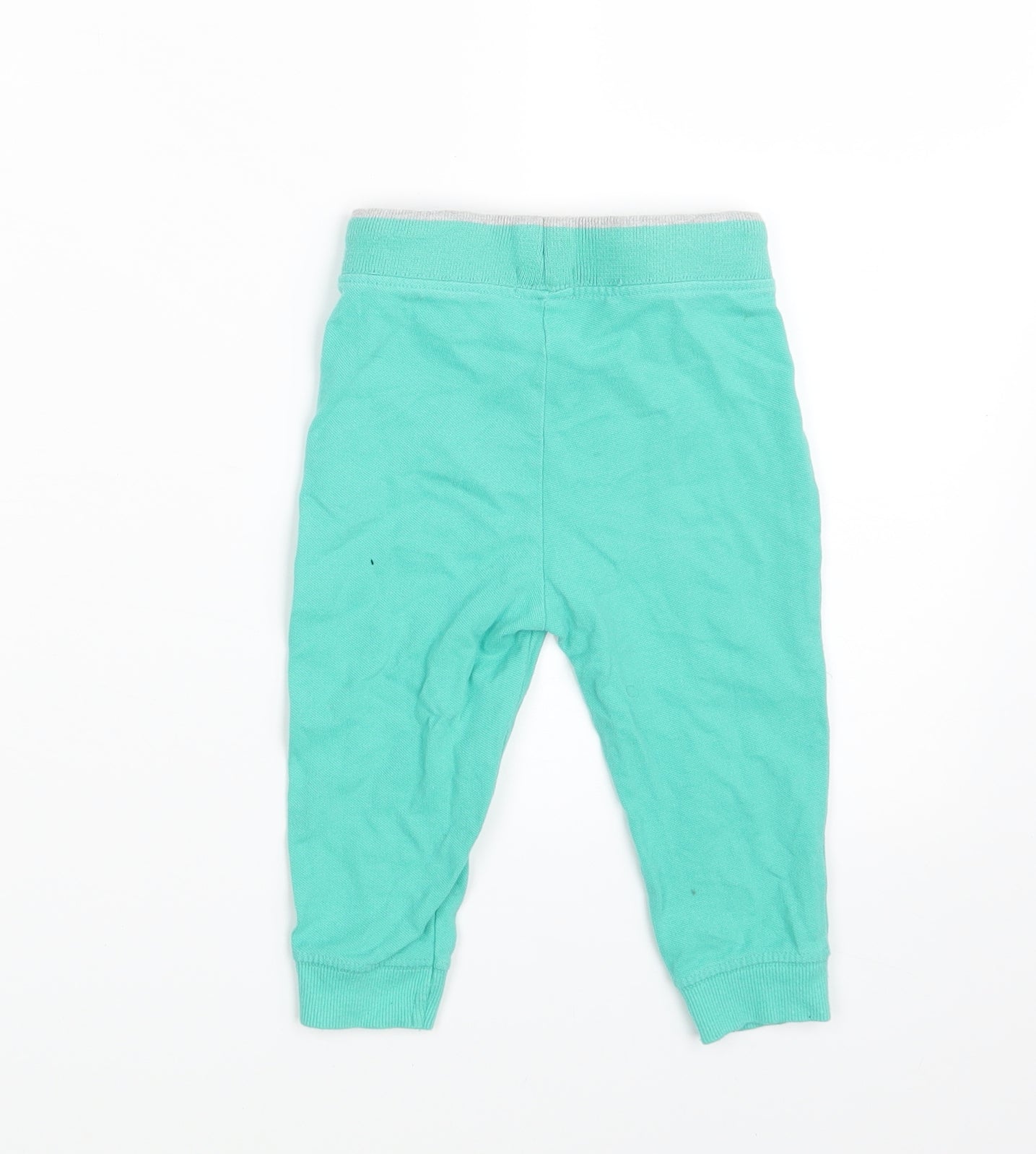 Baby Boys Green   Jogger Trousers Size 12 Months  - Inside Leg 9 Inches