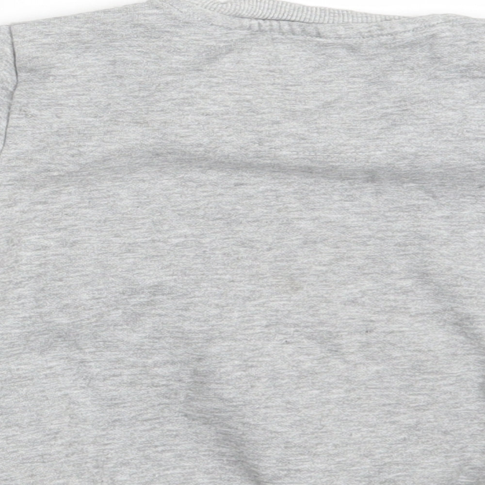 F&F Girls Grey   Pullover Jumper Size 2-3 Years  - Seasonal Christmas Festive Holiday