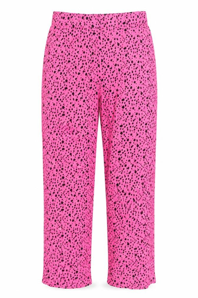 Preworn Womens Pink Animal Print  Sweatpants Trousers One Size L25 in
