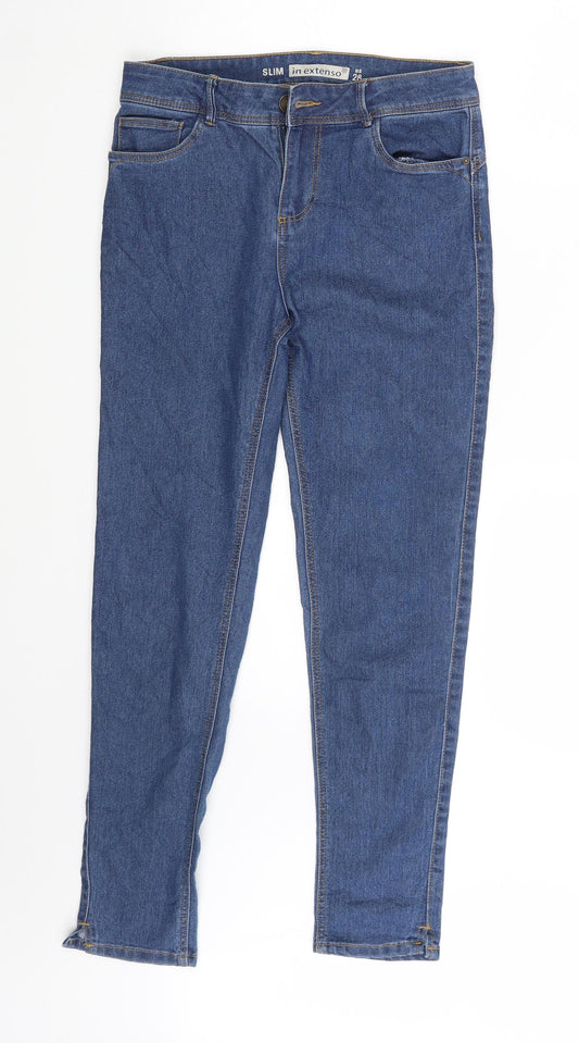 In Extenso  Womens Blue  Denim Skinny Jeans Size 10 L26 in
