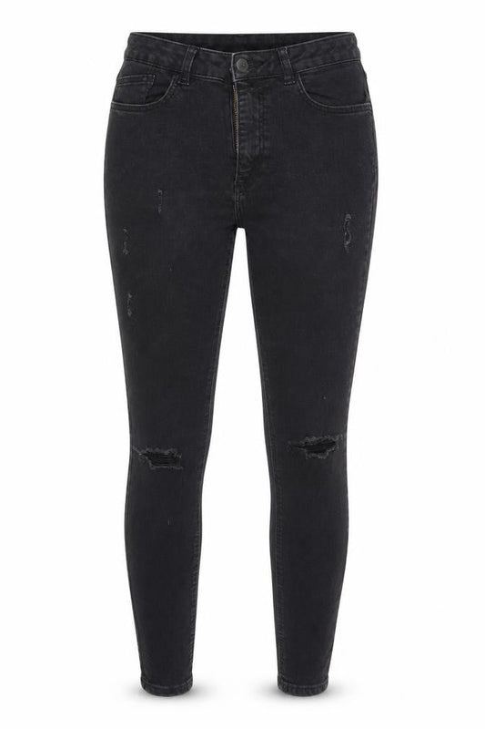 Denim Co. Womens Black  Denim Skinny Jeans Size 10 L27 in