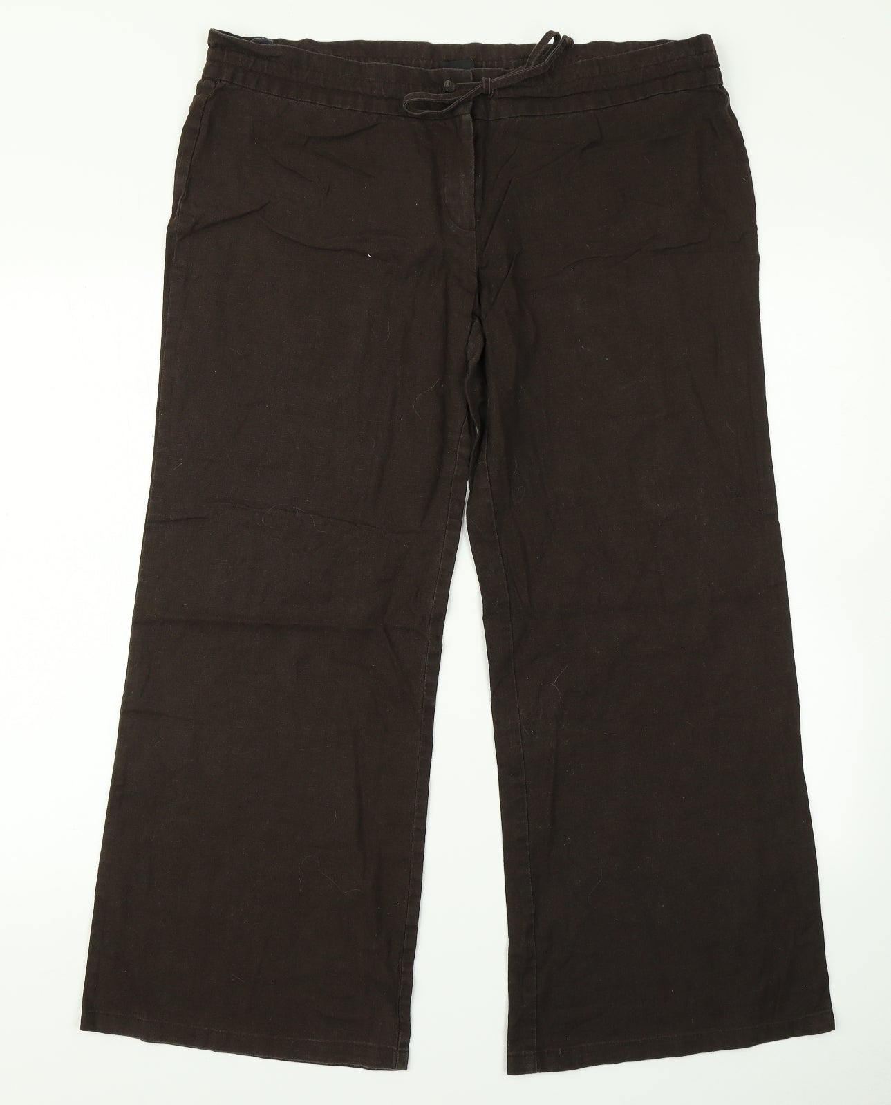 Lexxi Womens Brown   Trousers  Size 14 L27 in