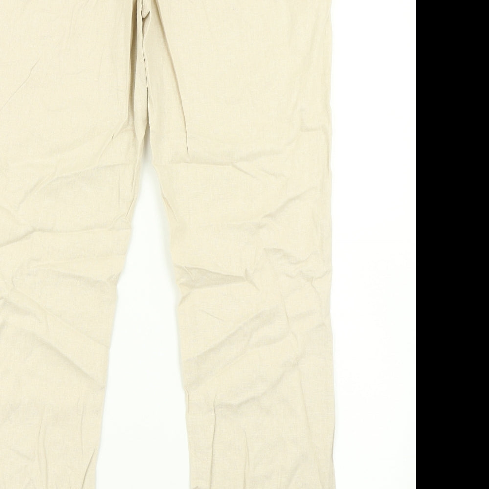 Select Womens Brown   Trousers  Size 14 L27 in
