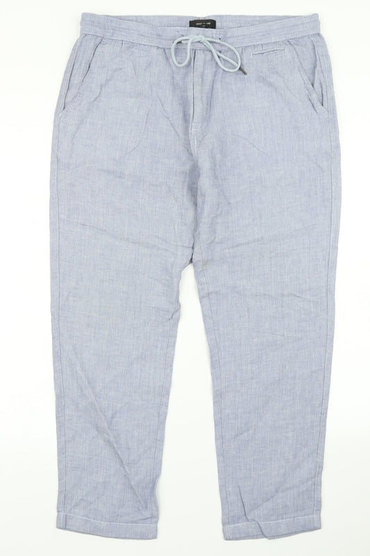 River Island Womens Blue   Dress Pants Trousers Size 36 in L32 in