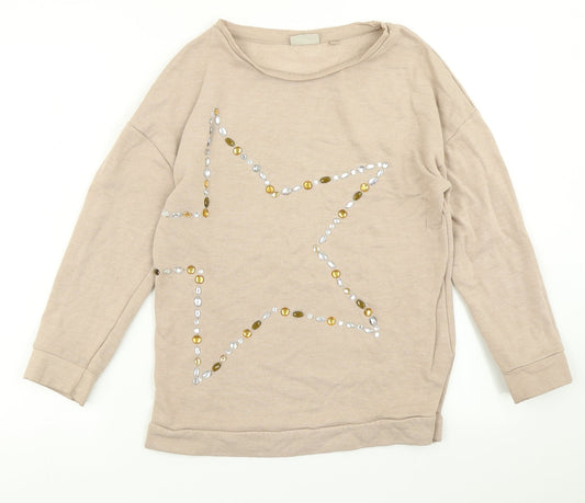 NEXT Girls Brown   Pullover Sweatshirt Size 11 Years
