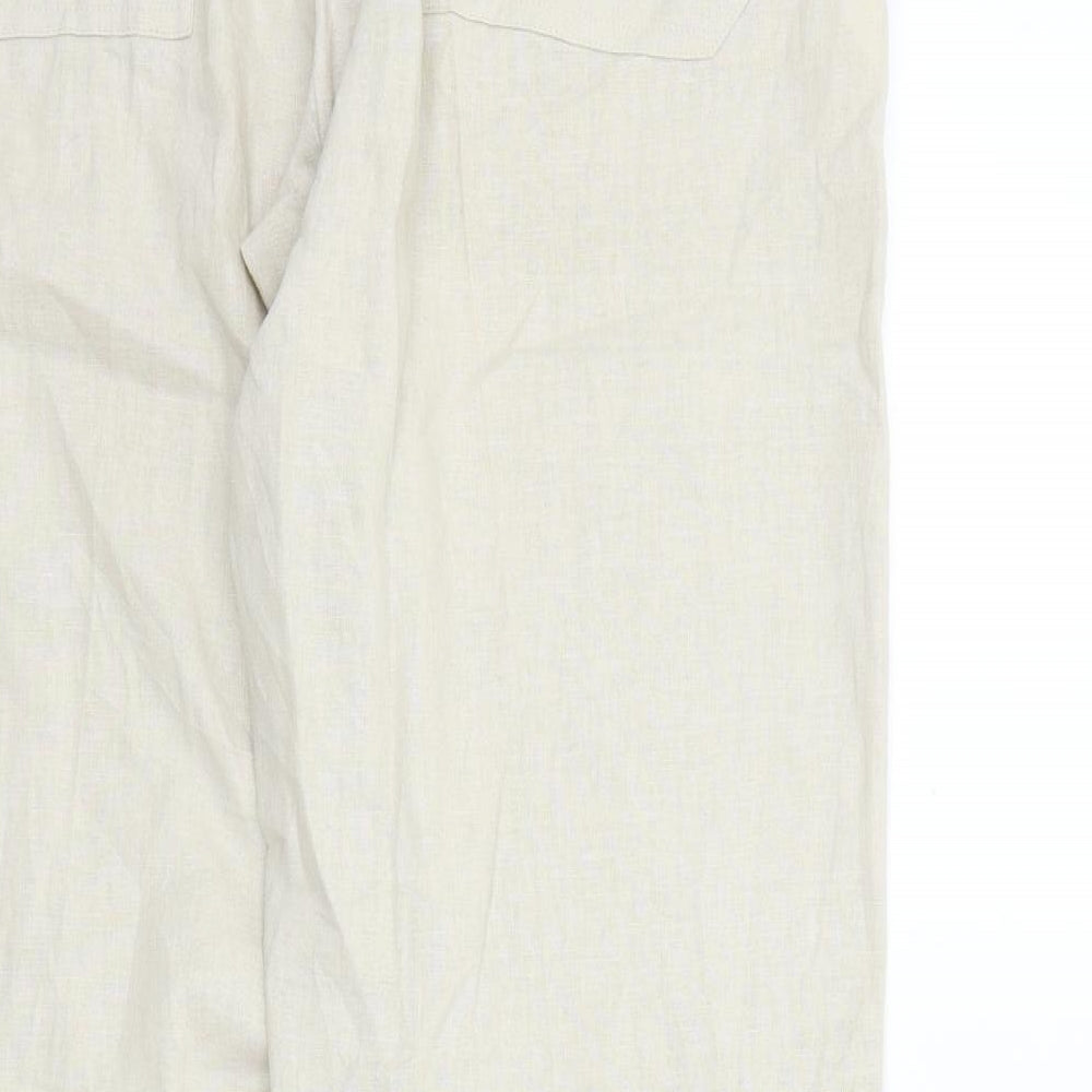Tonger Womens Beige   Trousers  Size 2XL L31 in