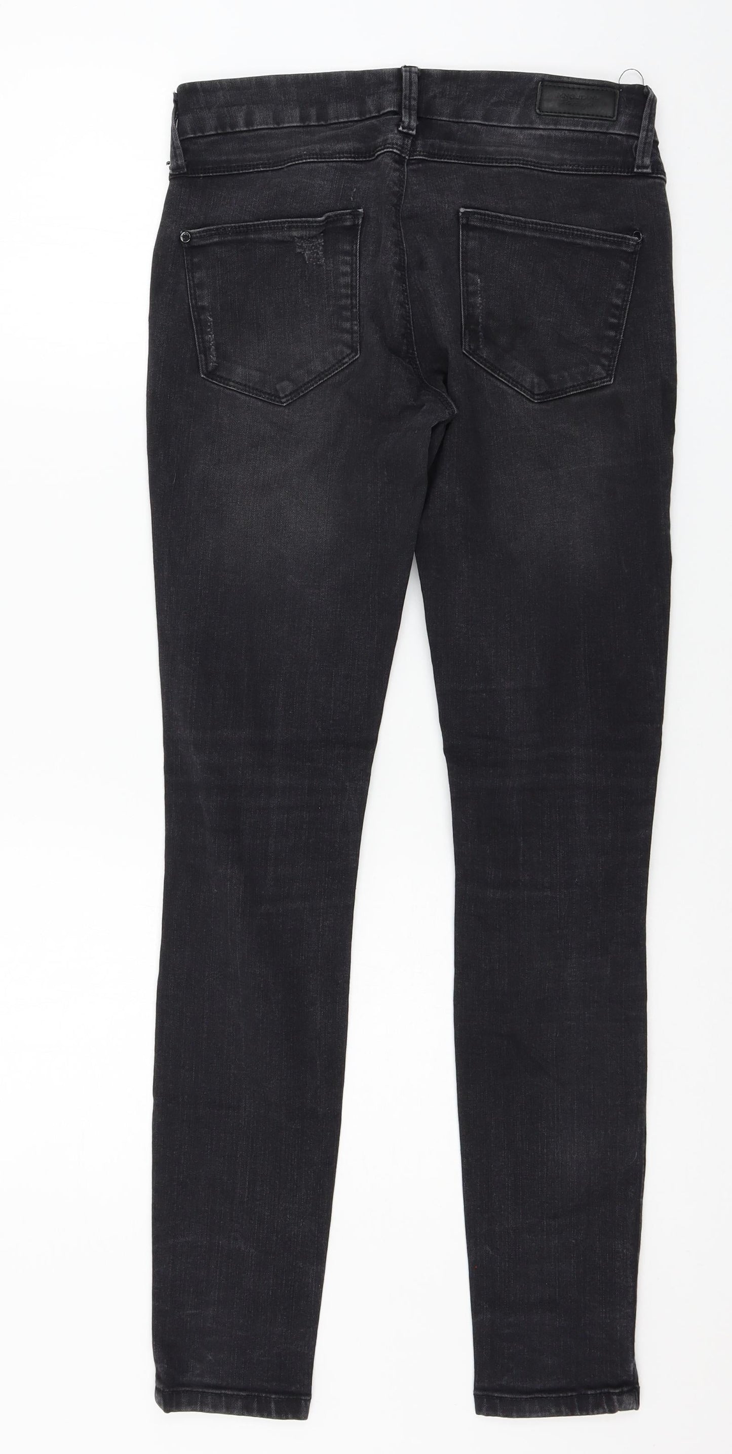 Mango Womens Grey  Denim Skinny Jeans Size 10 L30 in