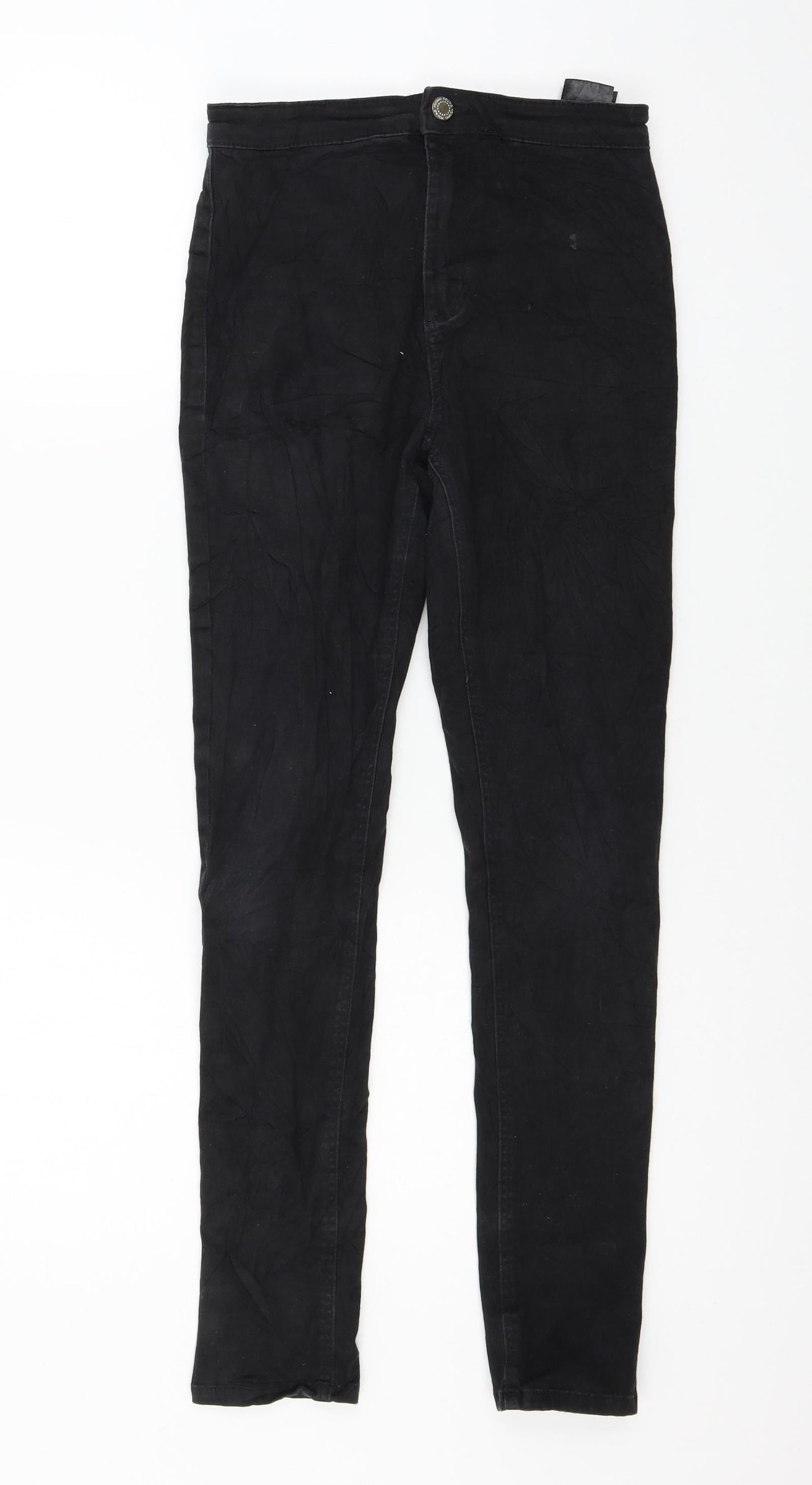 H&M Girls Black  Denim Skinny Jeans Size 13 Years