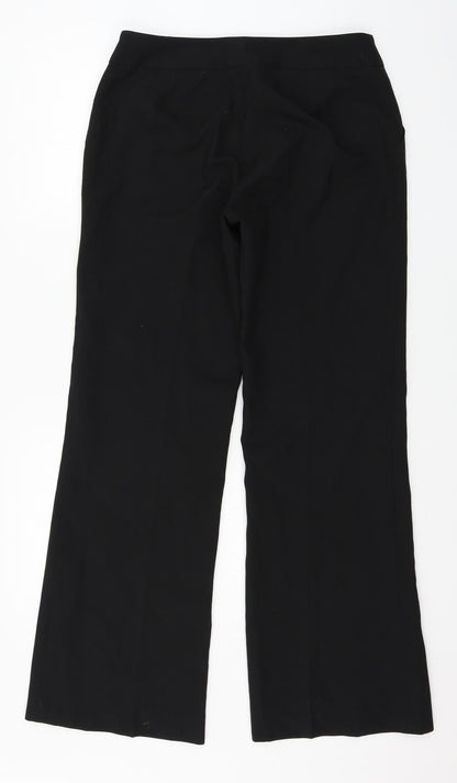 Xe Womens Black   Trousers  Size 12 L31 in