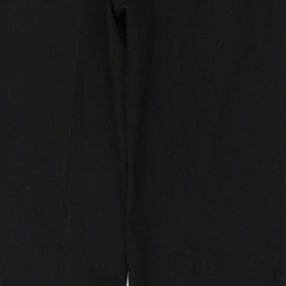Xe Womens Black   Trousers  Size 12 L31 in