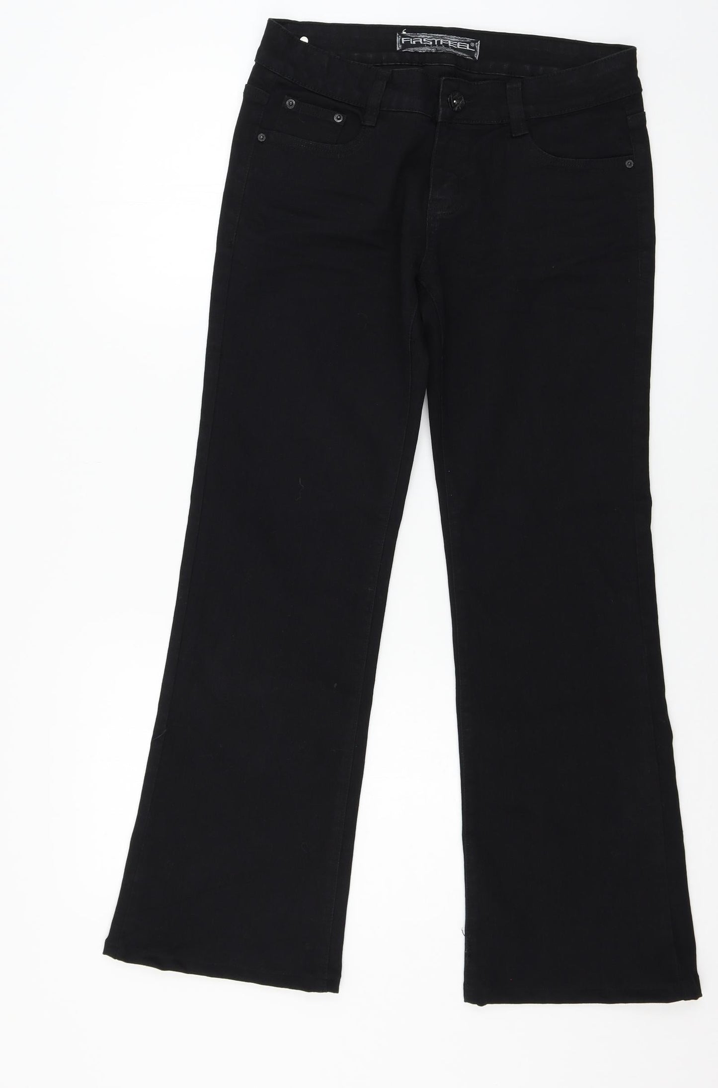 First Feel Womens Black  Denim Bootcut Jeans Size 30 in L28 in