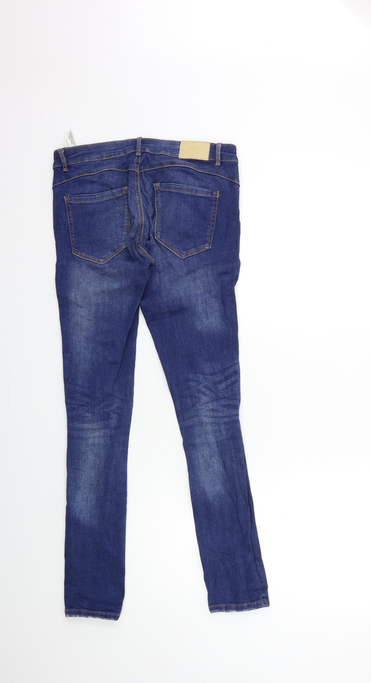 Zara Womens Blue  Denim Skinny Jeans Size 28 in L29 in