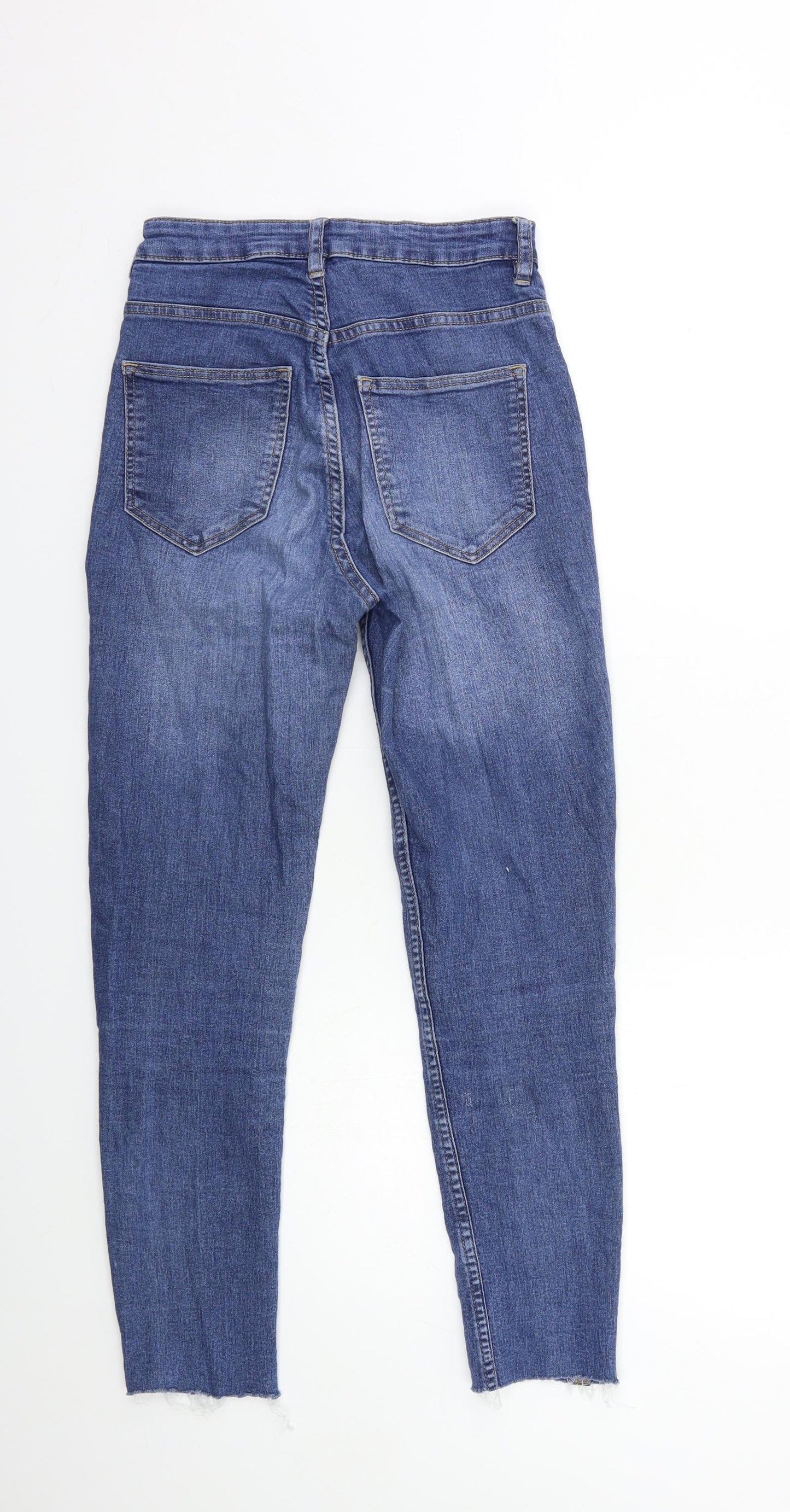 H&M Womens Blue  Denim Skinny Jeans Size 6 L28 in