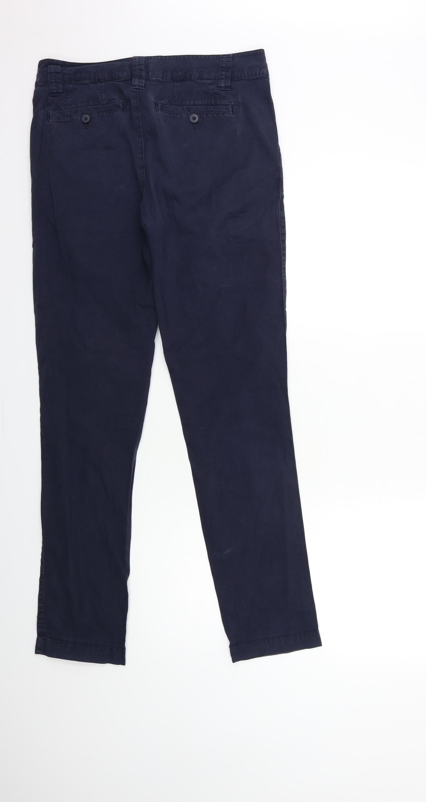 Review Womens Blue   Chino Trousers Size 30 in L30 in