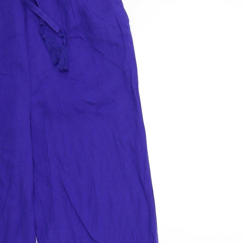 Cache Cache Womens Blue   Trousers  Size 8 L29 in