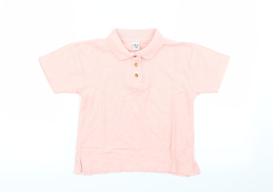 IDX Boys Pink   Basic Polo Size 7-8 Years